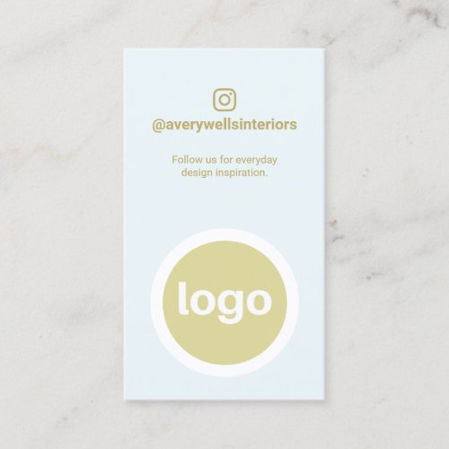 Instagram Photo Social Media Marketing Logo Busine Business Card