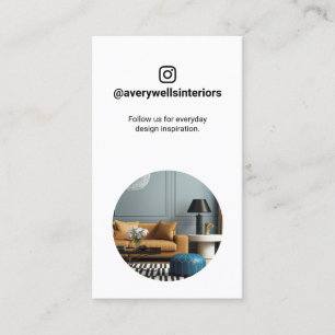 Instagram Photo Social Media Marketing Photo Busin Business Card