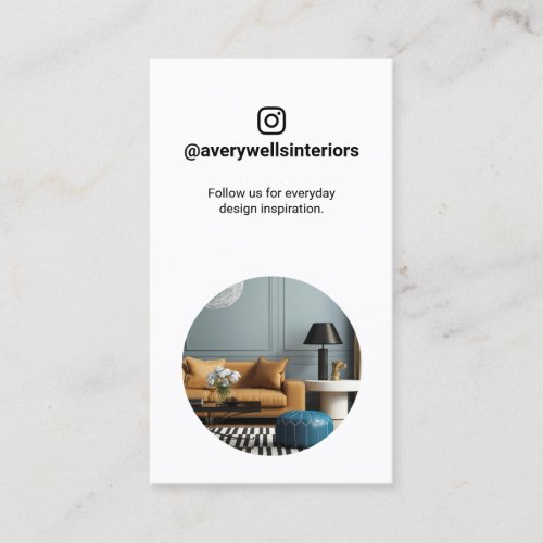 Instagram Photo Social Media Marketing Photo Busin Business Card