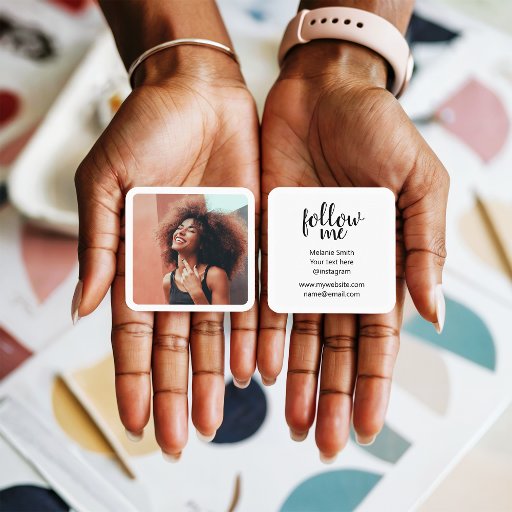 Customizable Instagram photographer photo minimal photography calling card