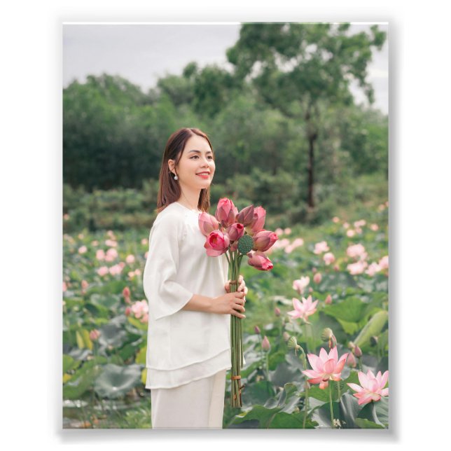 Instagram Portrait Photo Print – 4x5 Custom Image (Front)