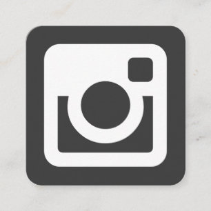 Instagram Promotional Square Business Card