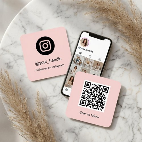 Instagram QR Code Business Card | Personalized