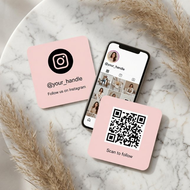Instagram QR Code Business Card | Personalized (Creator Uploaded)