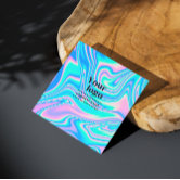 zazzle holographic business cards Holographic Liquid Business Card