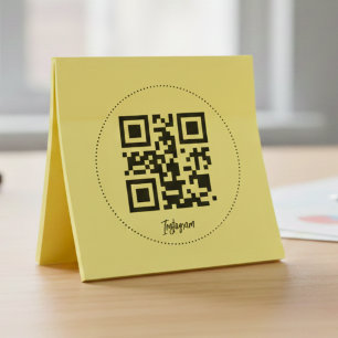 Instagram QR Code Self-Inking Rubber Stamp
