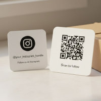 Instagram QR Code | Social Media Follow Card