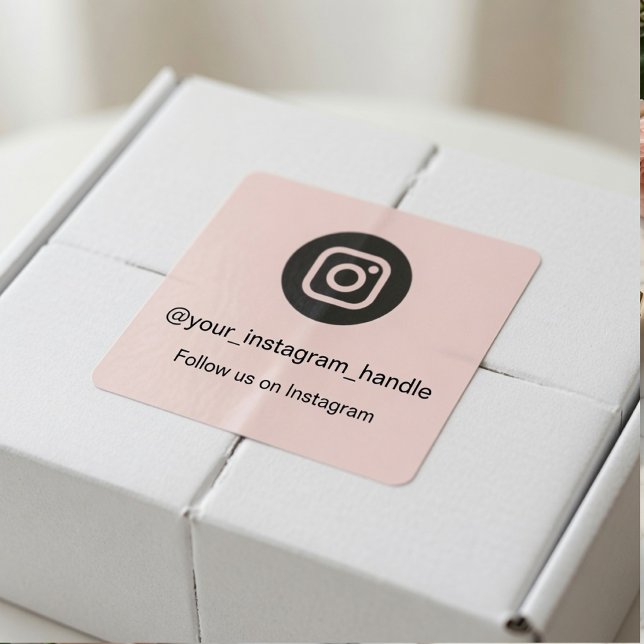 Instagram QR Code Sticker | Personalized Follow Us (Creator Uploaded)