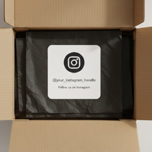 Instagram QR Code Sticker Social Media Follow