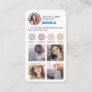Instagram Social Media Follow Profile Photo Grid Business Card