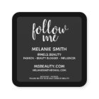 Instagram social media photo modern black minimal