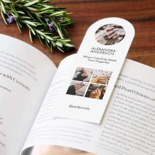 Instagram Social Media Profile Photo Collage Bookmarks