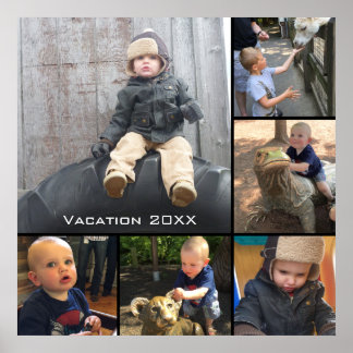 Instagram Square Photo Collage Poster