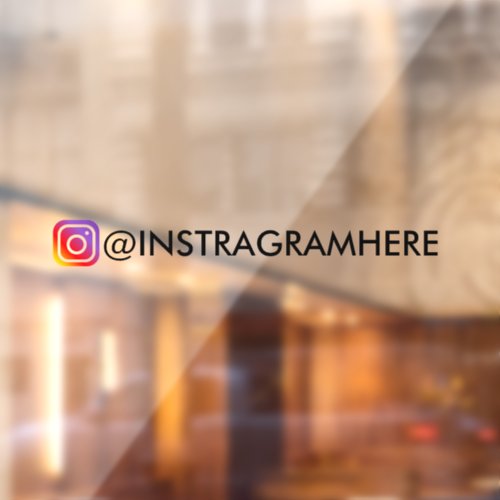 instagram sticker social media window car decal