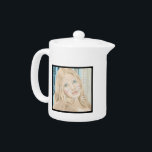 Instagram Two Photo Personalized Teapot<br><div class="desc">Our digital print items make wonderful gift ideas or can help you save those once in a lifetime moments for eternity. Simply click on the placeholder images and replace them with your own Instagram, Mobile Photos, Digital Panoramic shots from your camera phone, or personal digital photos. Instagram Two Photo Personalized...</div>