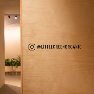 Instagram Wall Decal Your IG Name Wall Sign