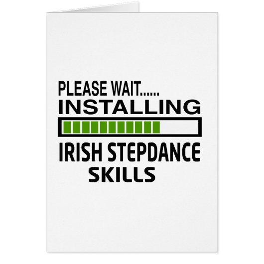 Installing Irish Stepdance Skills Cards (Front)