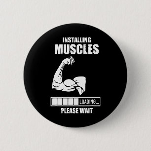 Installing Muscles Please Wait Gym Bodybuilding Wo Button