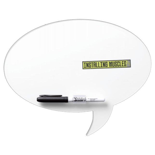 Installing muscles workout Zh1sq Dry Erase Board (Front)