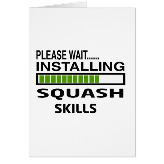 Installing Squash Skills Cards (Front)