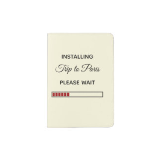 Installing Your Vacation Trip Here Computer Bar Passport Holder