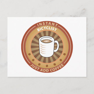 Instant Bicyclist Postcard
