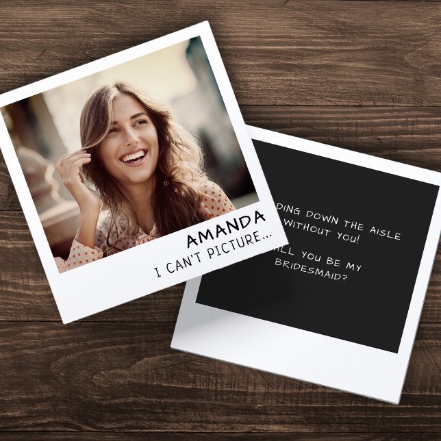 Instant Camera Photo Retro Bridesmaid Proposal (Instant Camera Photo Retro Bridesmaid Proposal
)