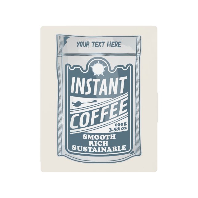 Instant coffee pop art illustration (Front)