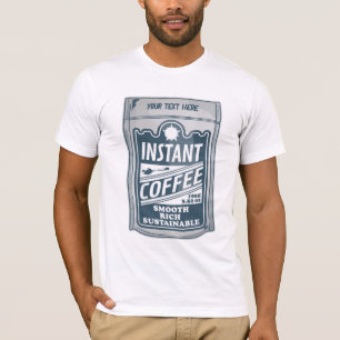 Instant coffee pop art illustration T-Shirt