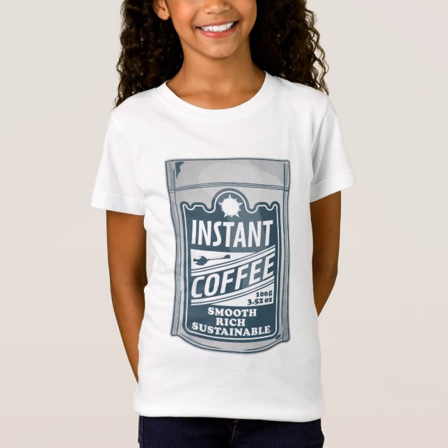 Instant coffee pop art illustration T-Shirt (Front)