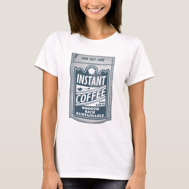 Instant coffee pop art illustration T-Shirt (Front)