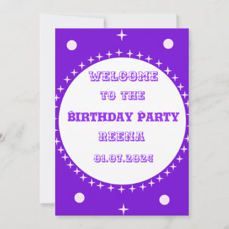 Instant download Birthday Invitation. Personalize. Invitation