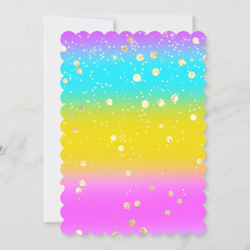 Instant Download Birthday Party Gold Pink Invitation | Zazzle
