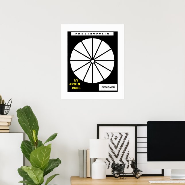 INSTANT DOWNLOADS / MMETROPOLIM  WALLART / PRINTED POSTER (Home Office)