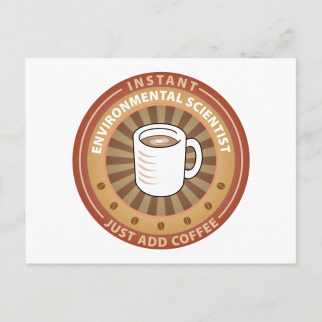 Instant Environmental Scientist Postcard (Front)