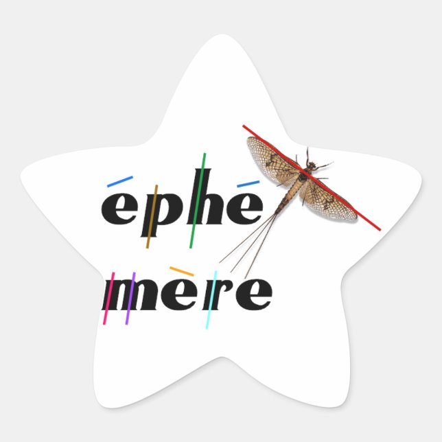 instant ephemeral star sticker (Front)