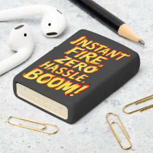 Instant Fire: Zero Hassle Boom Zippo Lighter