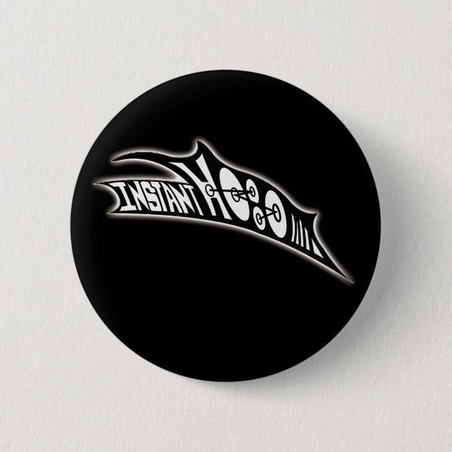 Instant Hobo_Ghost Train_Logo Pinback Button (Front)