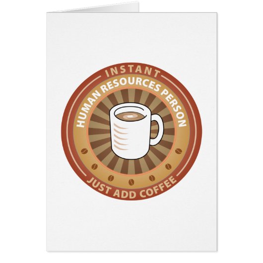 Instant Human Resources Person Cards (Front)