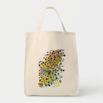 Instant_music Tote Bag by auraclover at Zazzle