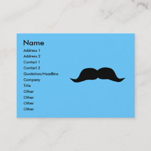 Instant Mustache Business Cards