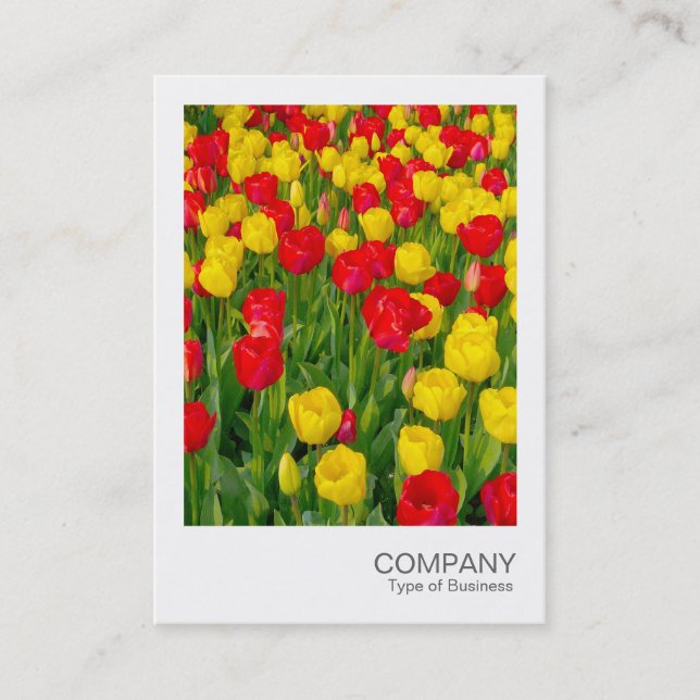 Instant Photo 023 - Tulips Business Card (Front)