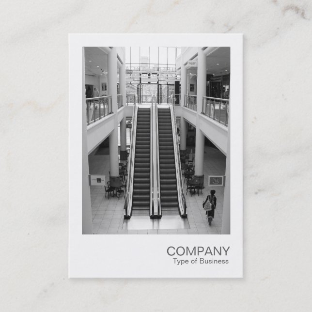 Instant Photo 024 - Escalators Business Card (Front)