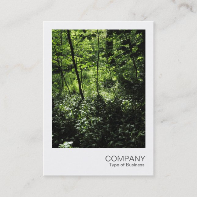 Instant Photo 040 - Spring in the Woods Business Card (Front)