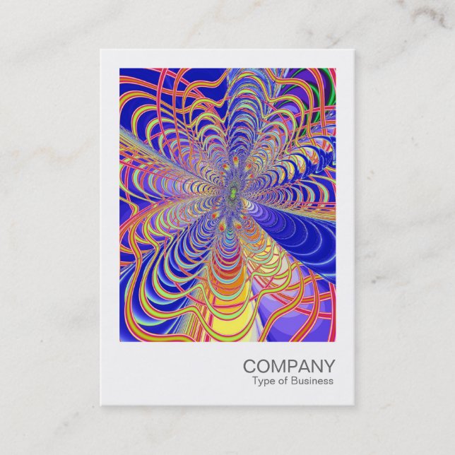 Instant Photo 055 - Fractal Abstract 061012d Business Card (Front)