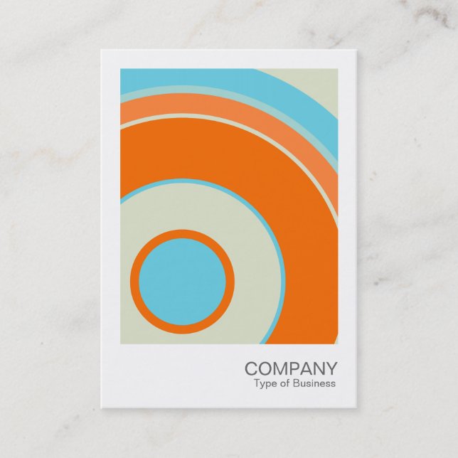 Instant Photo 061 - Colorful  Circle 02 Business Card (Front)