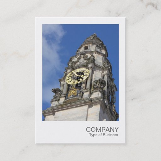 Customizable Instant Photo 069 - Clock Tower Business Card Templates