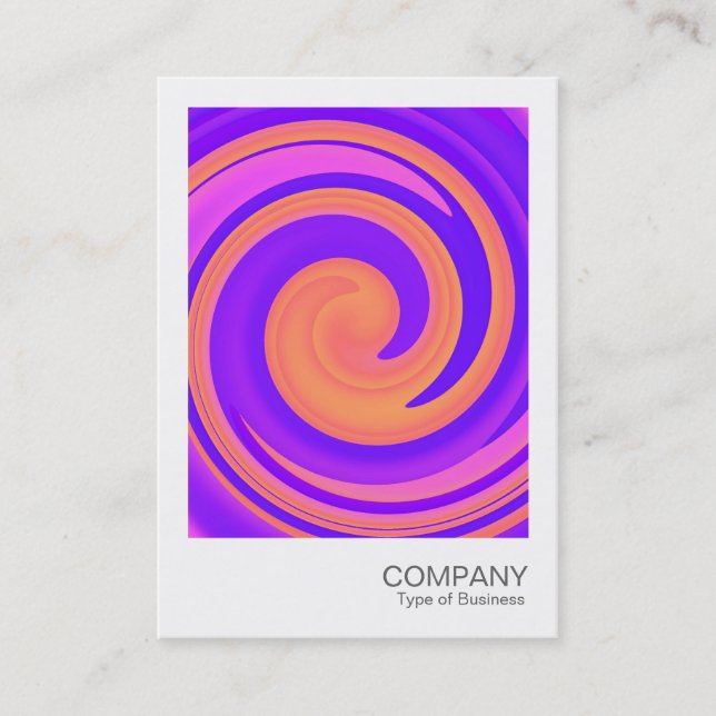 Instant Photo - Abstract Swirl 250816 - 01c Business Card (Front)