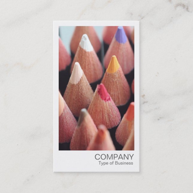 Instant Photo - Color Pencils Business Card (Front)