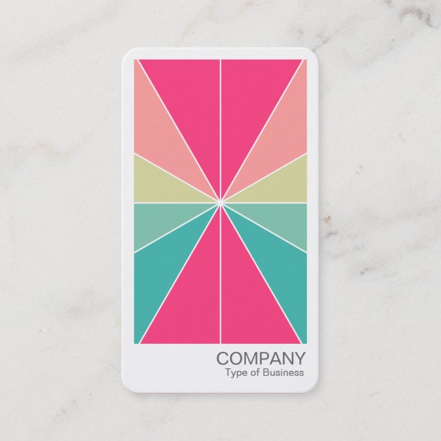 Instant Photo - Color Segments 01 Business Card (Front)
